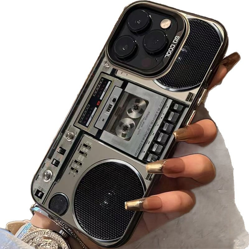Retro Boombox Cassette Player Phone Case
