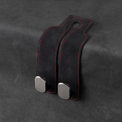 🔥🚗Car Seat Back Alcantara Storage Hook - 💥Double Hook Holder for Convenient Storage