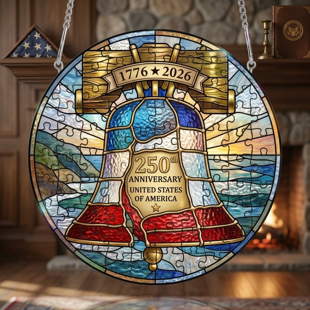 🔥LAST DAY 49% OFF🔥 - 250th Anniversary United States Stained Glass Puzzle