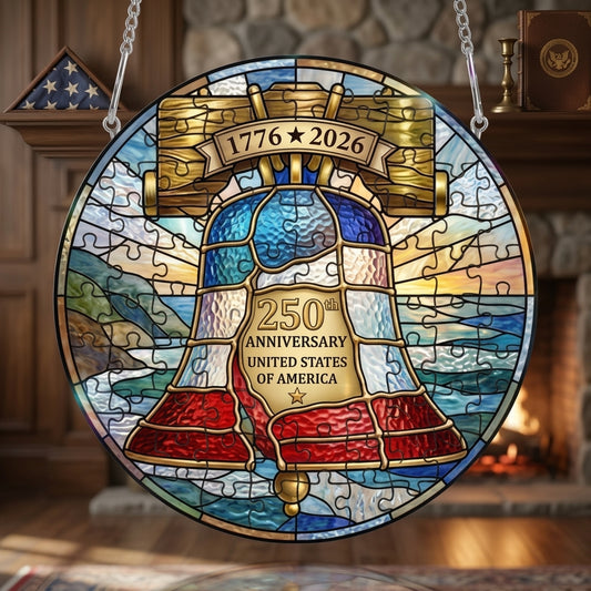 🔥LAST DAY 49% OFF🔥 - 250th Anniversary United States Stained Glass Puzzle