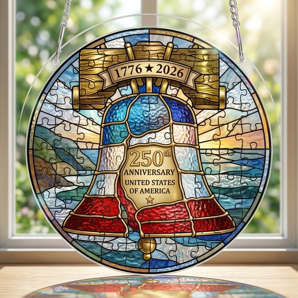 🔥LAST DAY 49% OFF🔥 - 250th Anniversary United States Stained Glass Puzzle