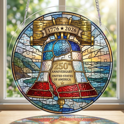 🔥LAST DAY 49% OFF🔥 - 250th Anniversary United States Stained Glass Puzzle