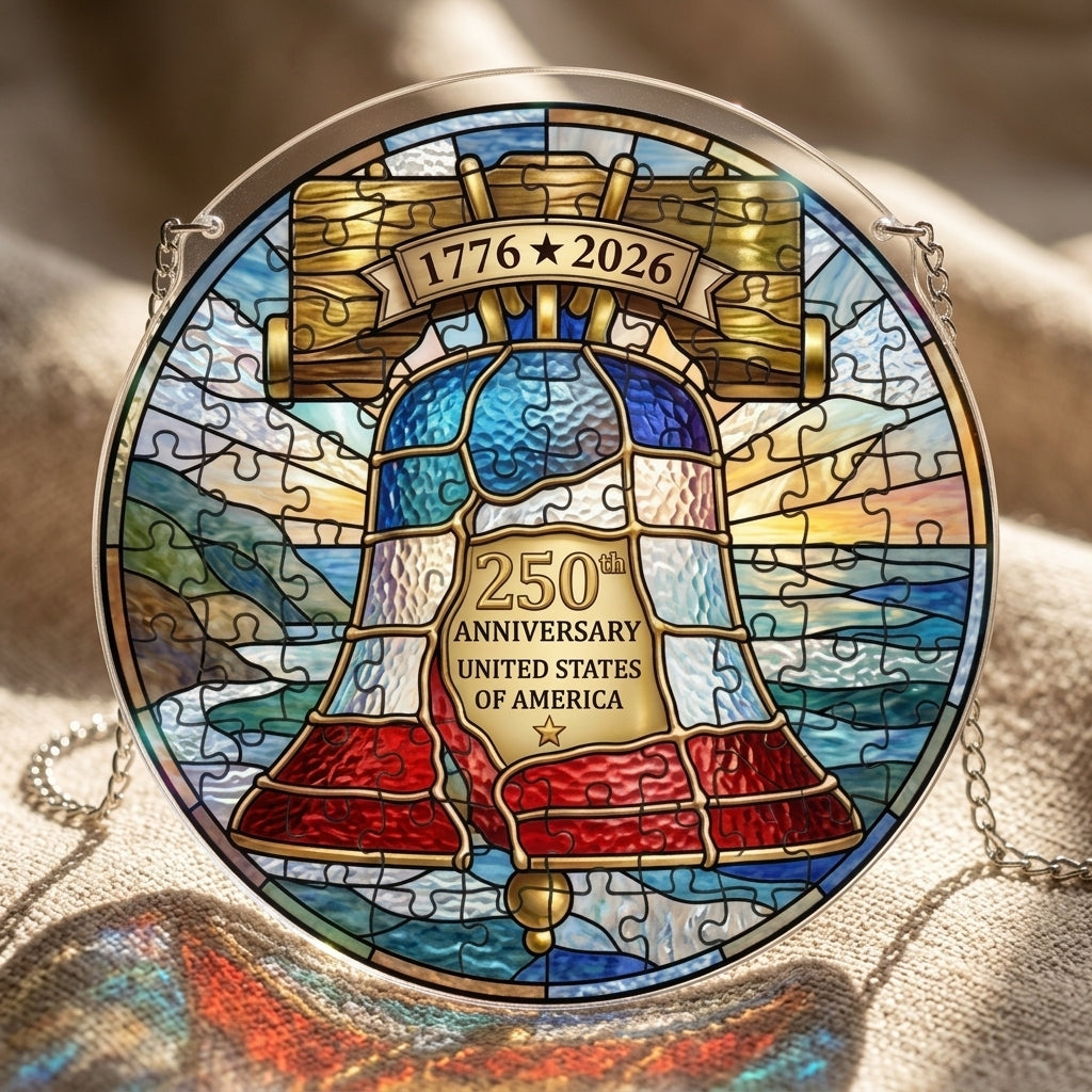 🔥LAST DAY 49% OFF🔥 - 250th Anniversary United States Stained Glass Puzzle
