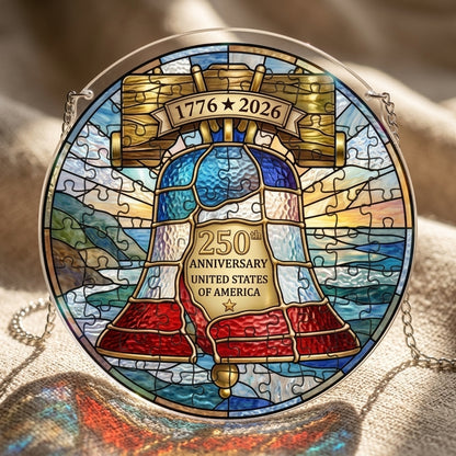 🔥LAST DAY 49% OFF🔥 - 250th Anniversary United States Stained Glass Puzzle
