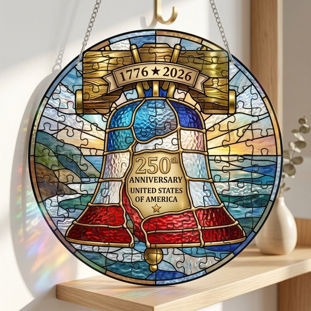 🔥LAST DAY 49% OFF🔥 - 250th Anniversary United States Stained Glass Puzzle
