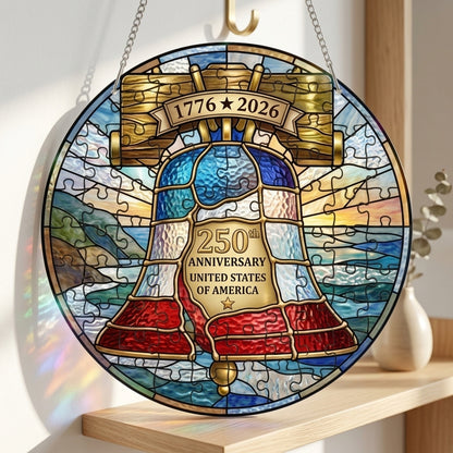 🔥LAST DAY 49% OFF🔥 - 250th Anniversary United States Stained Glass Puzzle