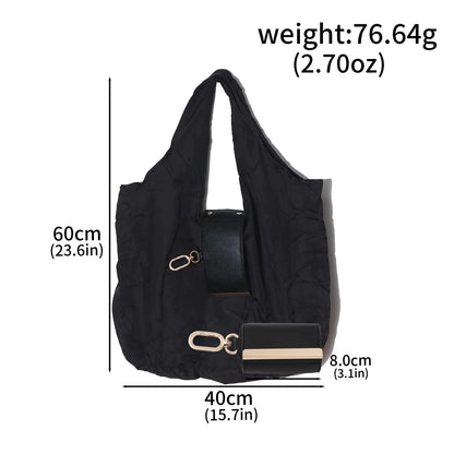 Foldable Shopping Bag Keychain Eco-Friendly Reusable Tote Bag