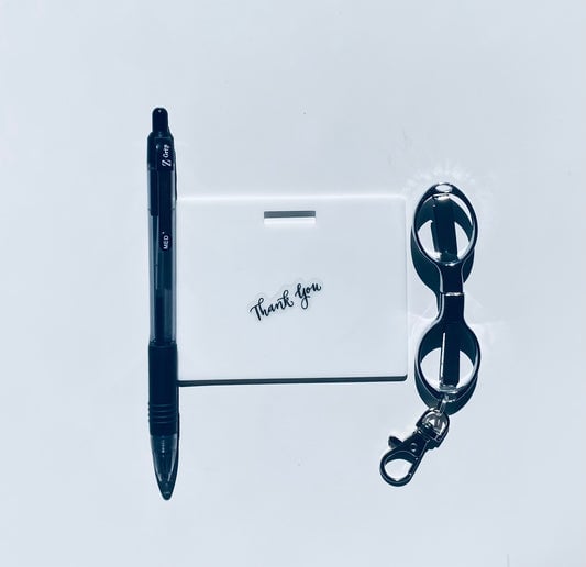 🩺Erasable Badge Note | Dual-Side Writable, Fade-Proof & No Blur (🖊Write. Wipe. Repeat.)