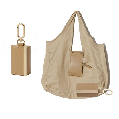 Foldable Shopping Bag Keychain Eco-Friendly Reusable Tote Bag