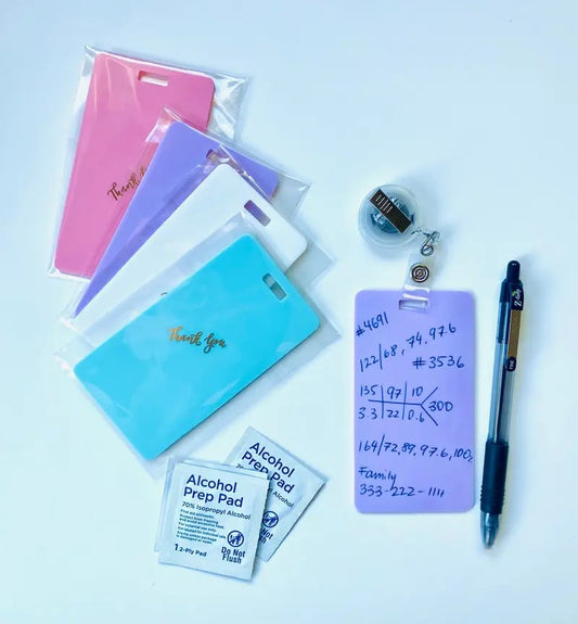 🩺Erasable Badge Note | Dual-Side Writable, Fade-Proof & No Blur (🖊Write. Wipe. Repeat.)