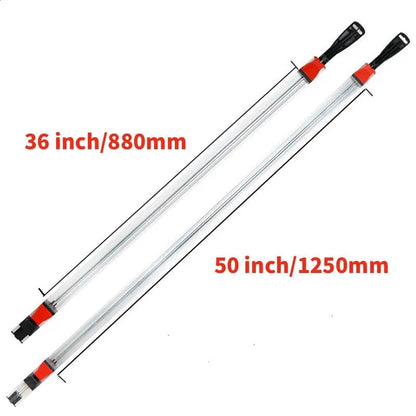 📏 Heavy-Duty Aluminum Woodworking Straight Cutting Guide Rail | 120kg Clamping Force Precision Saw & Router Fence