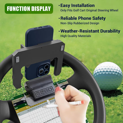 🔥Hot Sale🌟⛳ Golf cart steering wheel phone holder