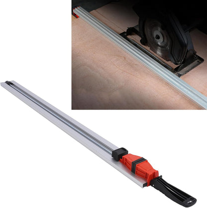 📏 Heavy-Duty Aluminum Woodworking Straight Cutting Guide Rail | 120kg Clamping Force Precision Saw & Router Fence