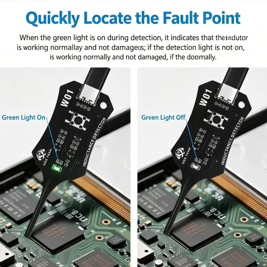 🔧 Instant Inductor Tester – Quickly Detect Faulty Coils Without Desoldering