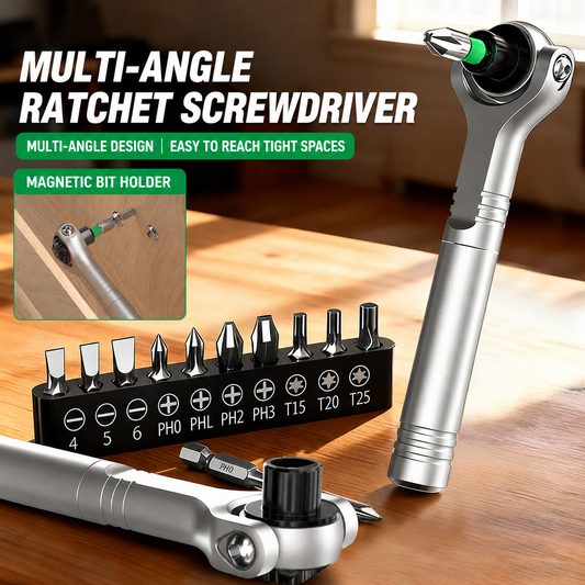 40-in-1 Magnetic Mini Ratchet Screwdriver Set for Tight Spaces 🔧