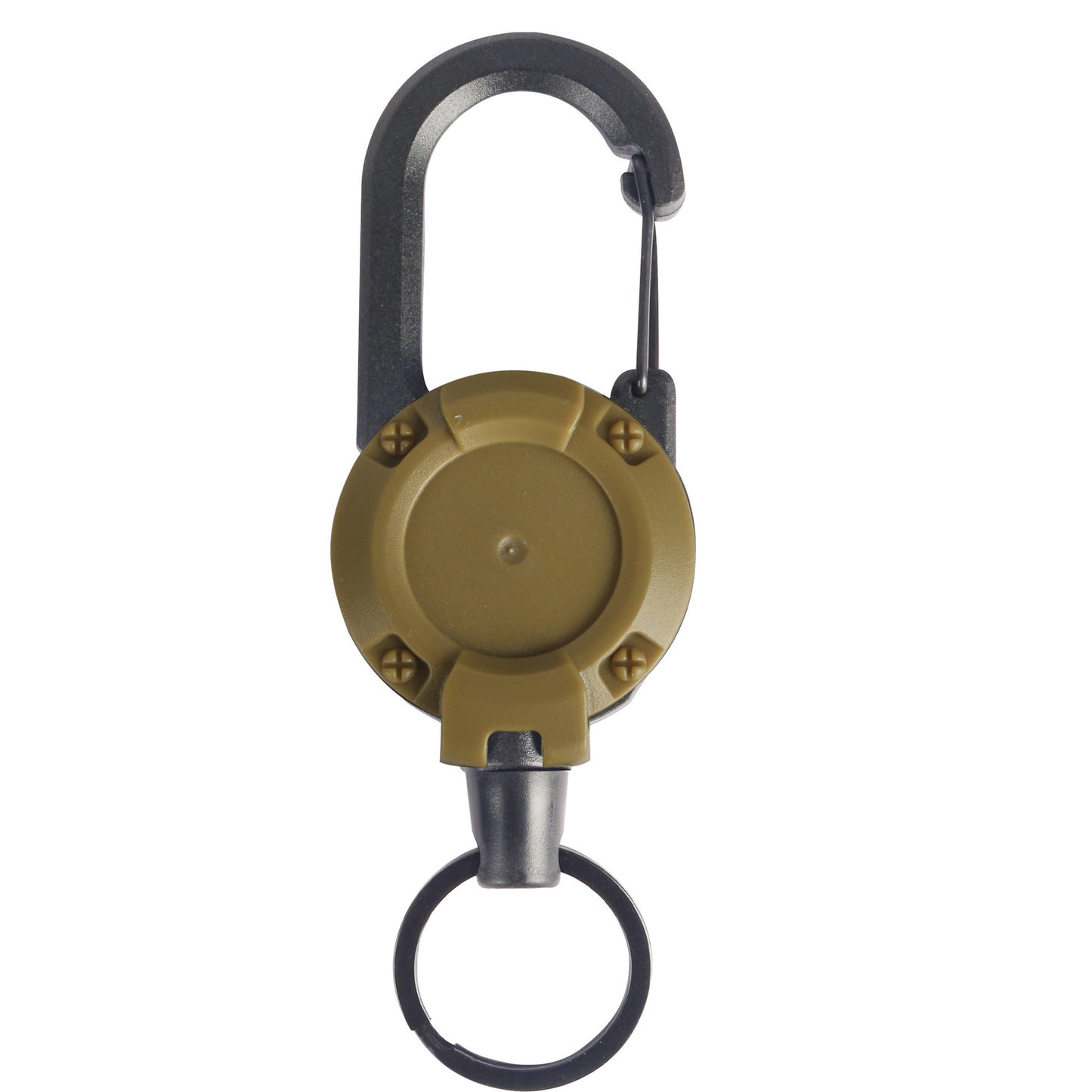 Outdoor automatic retractable wire rope anti-theft keychain