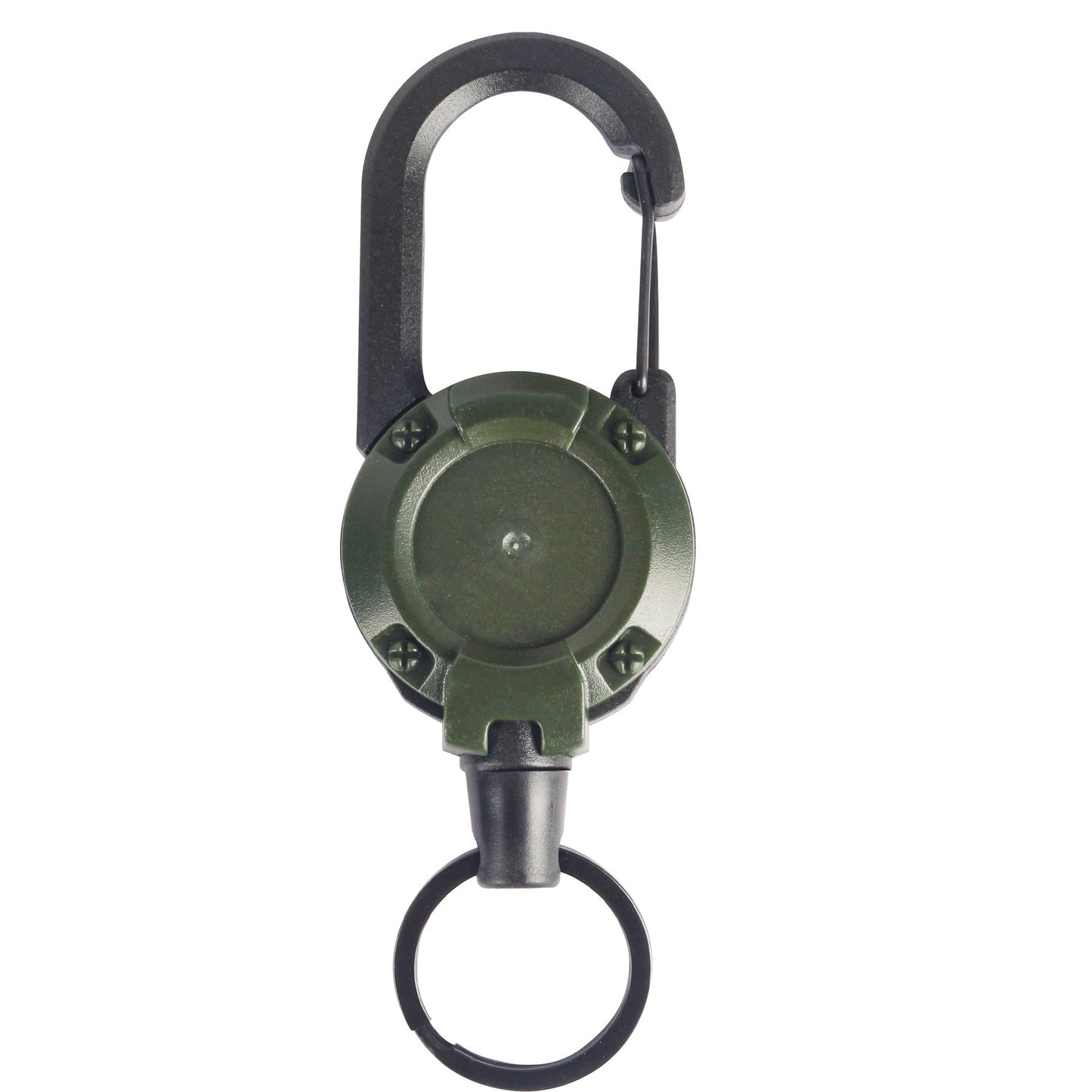 Outdoor automatic retractable wire rope anti-theft keychain