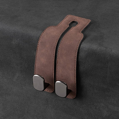 🔥🚗Car Seat Back Alcantara Storage Hook - 💥Double Hook Holder for Convenient Storage