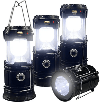 Collapsible LED Camping Lanterns Lightweight Solar