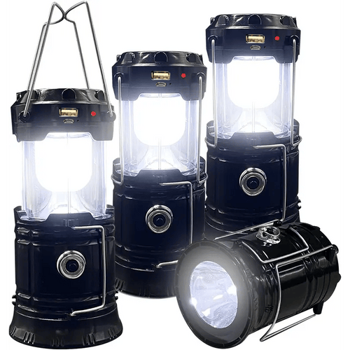 Collapsible LED Camping Lanterns Lightweight Solar