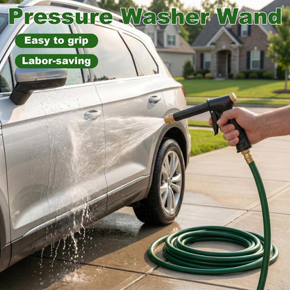 💪BUY 2 GET 1 FREE!!🏆High-Pressure Water Jet Gun💦Ergonomic Grip • Booster Nozzle • Hose Included-Powerful Car Wash🚗 Garden Watering🌻Effortless to Use!