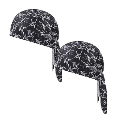 Unisex Breathable Skull Cap with Adjustable Ties