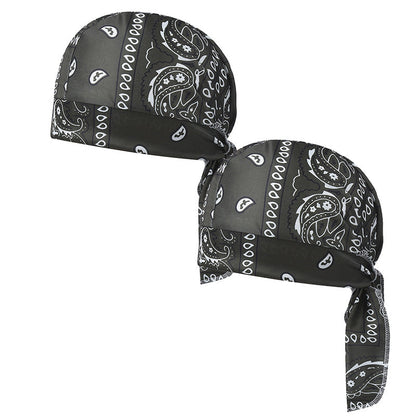 Unisex Breathable Skull Cap with Adjustable Ties