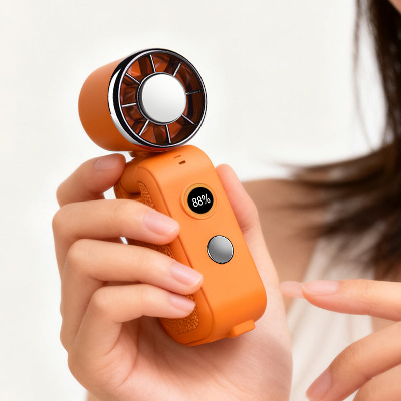 3-in-1 Foldable Cooling Fan with Power Bank