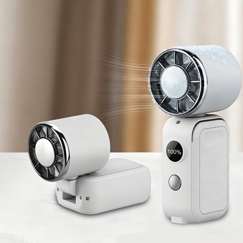 3-in-1 Foldable Cooling Fan with Power Bank