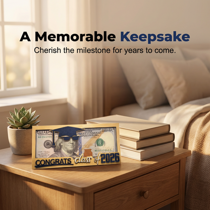 Creative Wooden Graduation Money Holder