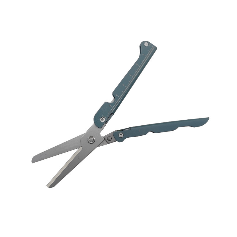 Compact Folding Stainless Steel Scissors