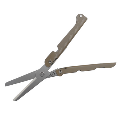 Compact Folding Stainless Steel Scissors