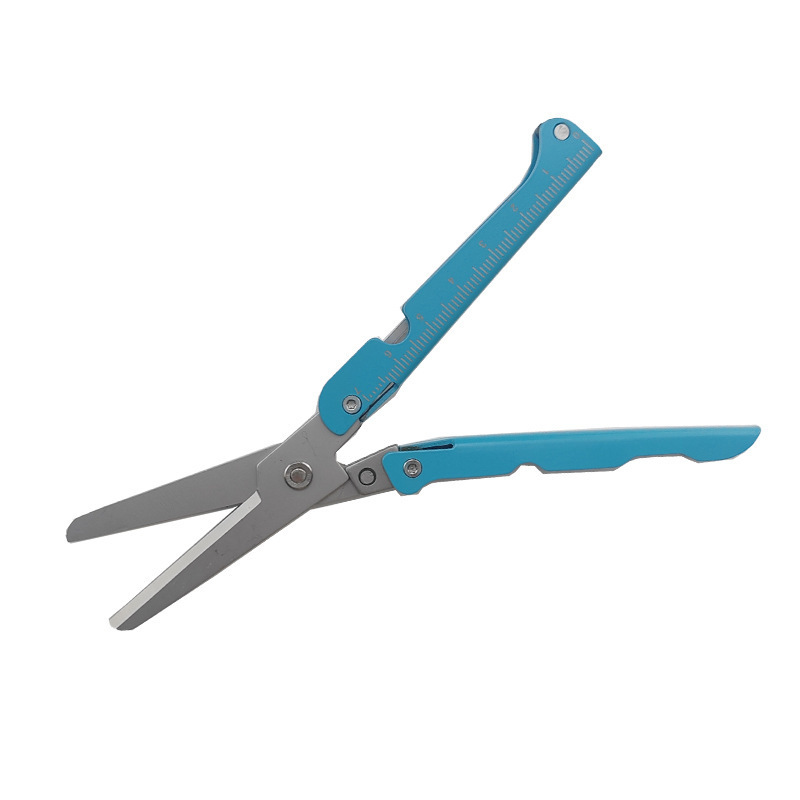 Compact Folding Stainless Steel Scissors