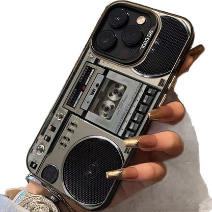 Retro Boombox Cassette Player Phone Case