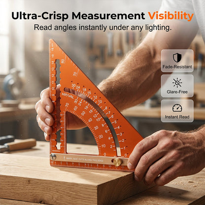 ✨ Precision Woodworking Triangle Square – Alloy, Adjustable, Anti-Rust 🛠️