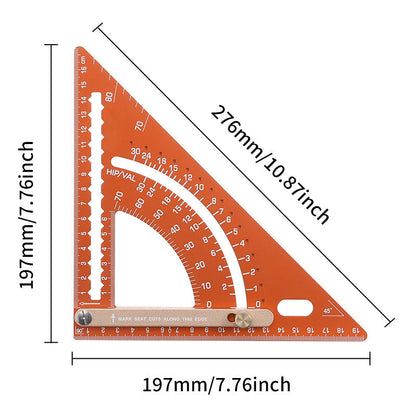 ✨ Precision Woodworking Triangle Square – Alloy, Adjustable, Anti-Rust 🛠️