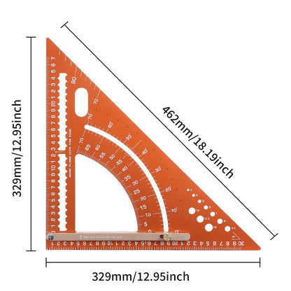 ✨ Precision Woodworking Triangle Square – Alloy, Adjustable, Anti-Rust 🛠️