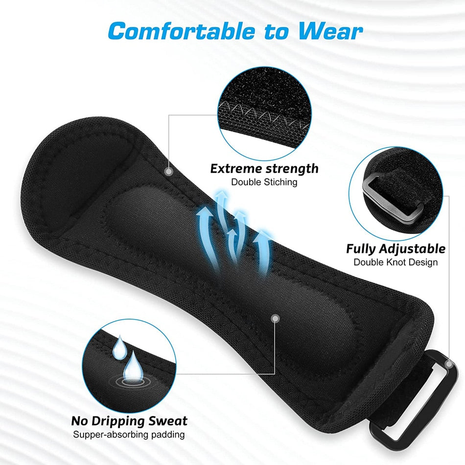 🦵💪 Sports Patella Brace – Adjustable strap, breathable neoprene. Relieves knee pain, stabilises patella. Run & gym without pain! 🏃‍♂️✨