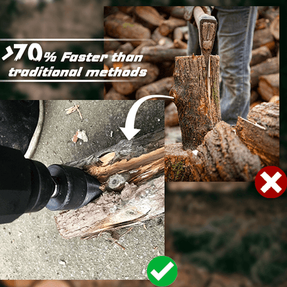 👍Firewood drill bit set✨
