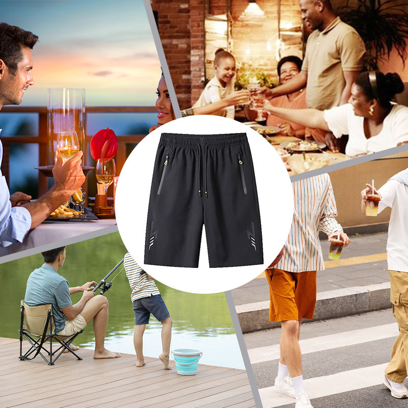 ⏰Limited Hot Sales💥Men’s Cooling Airy Quick-Dry Athletic Shorts