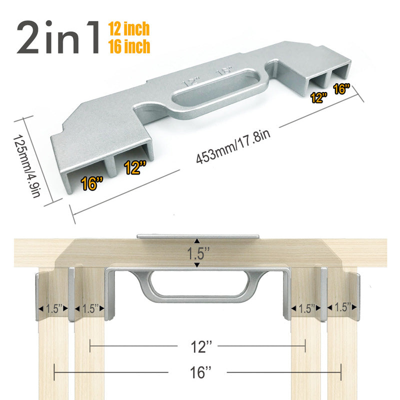 Aluminum Alloy Framing Stud Layout Tool（50% OFF）